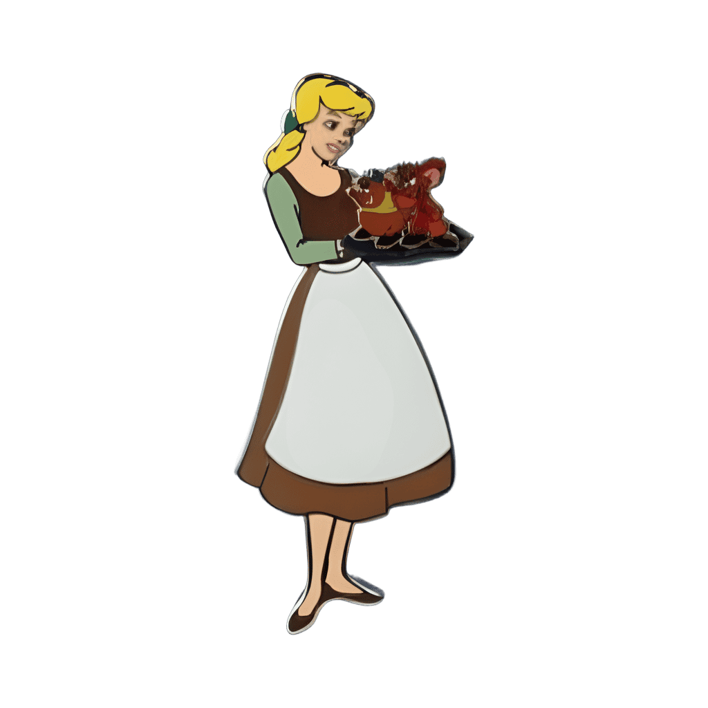 Cinderella, Gus and Jaq Disney pin