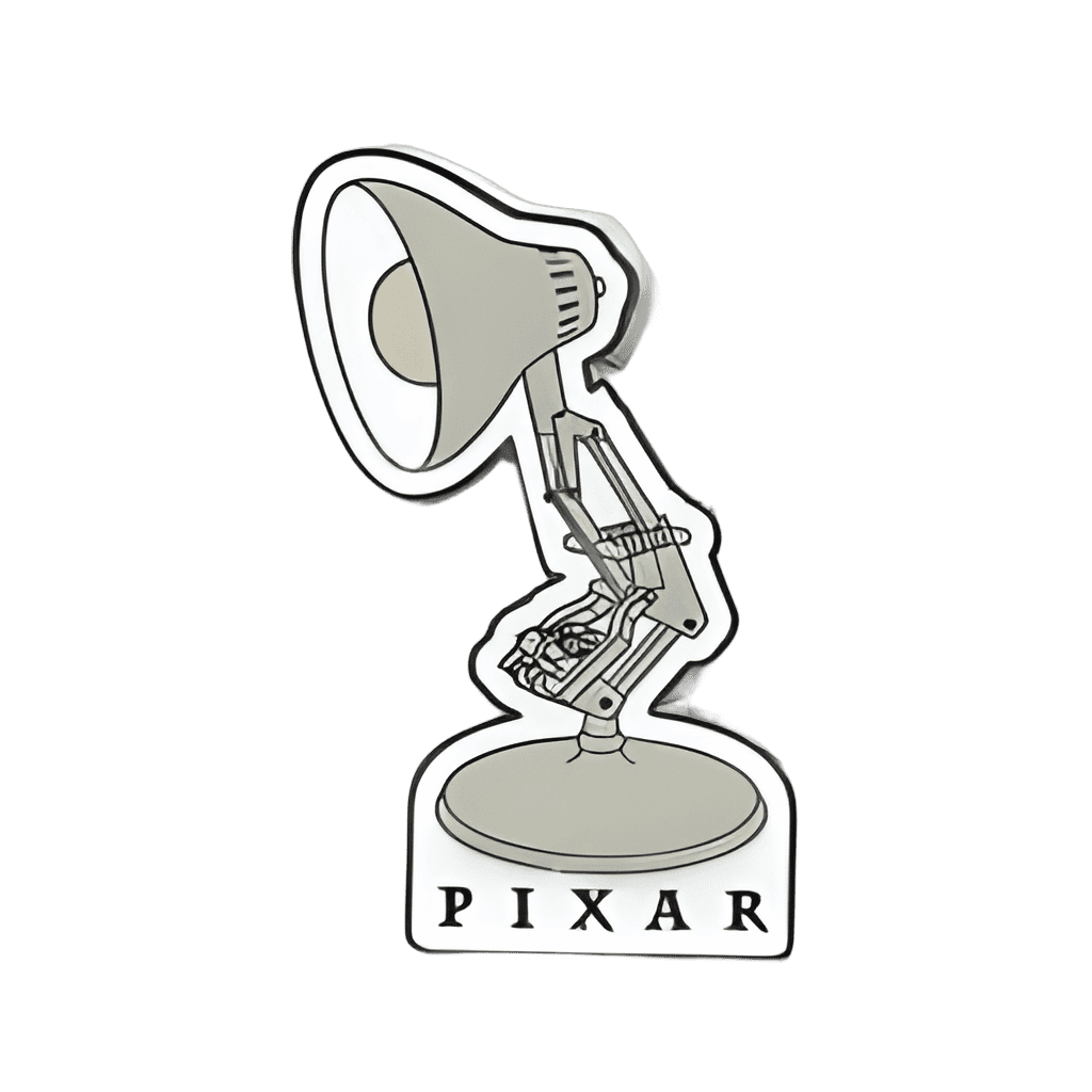 Pixar Logo Lamp Luxo Jr Disney pin