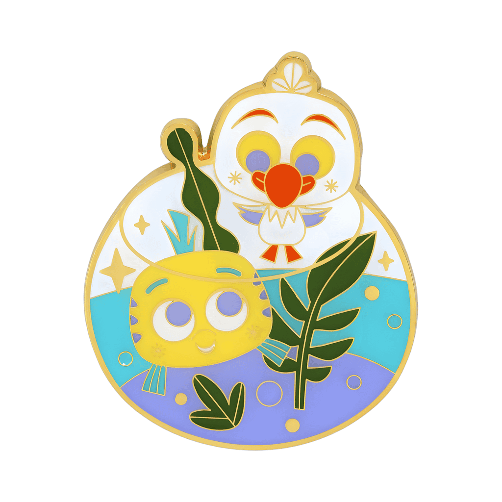 Flounder & Scuttle Disney pin