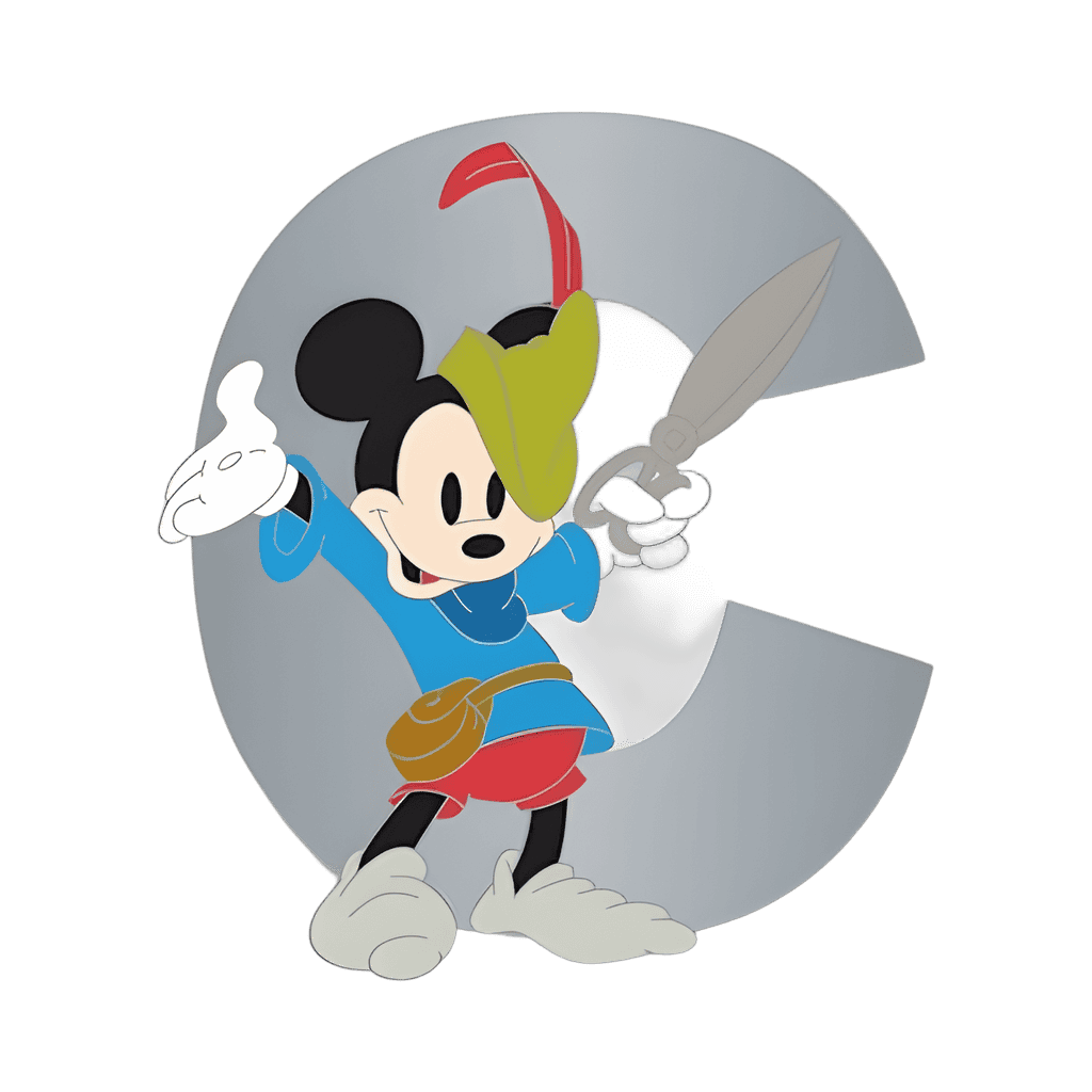 Letter C Disney pin