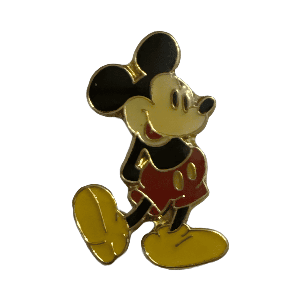 Mickey Mouse With Arms Behind Back -Gold Disney pin