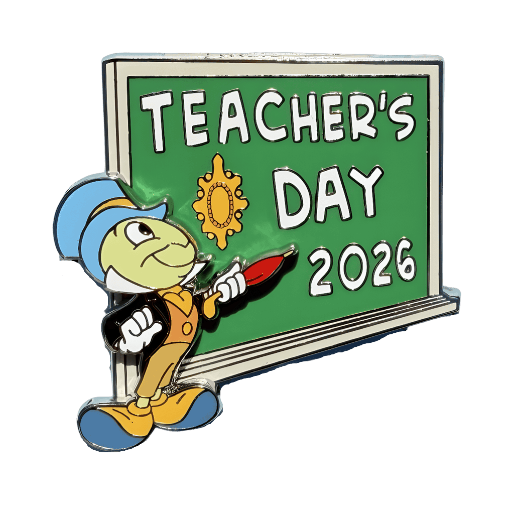 Jiminy Cricket Teacher’s Day 2026 Disney pin