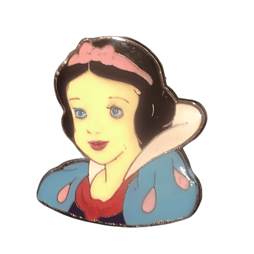 Snow White with pink bow Disney pin