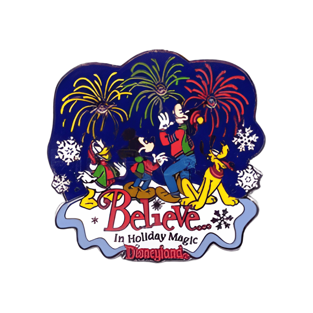 Disneyland Believe in Holiday Magic Light-up Disney pin