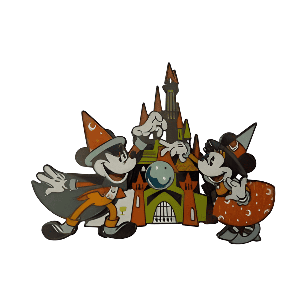 Mickey and Minnie Halloween Disney pin