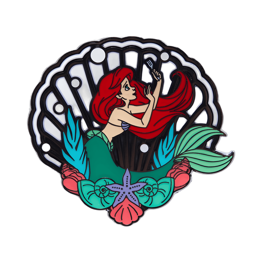The Little Mermaid Clear Shell Disney pin