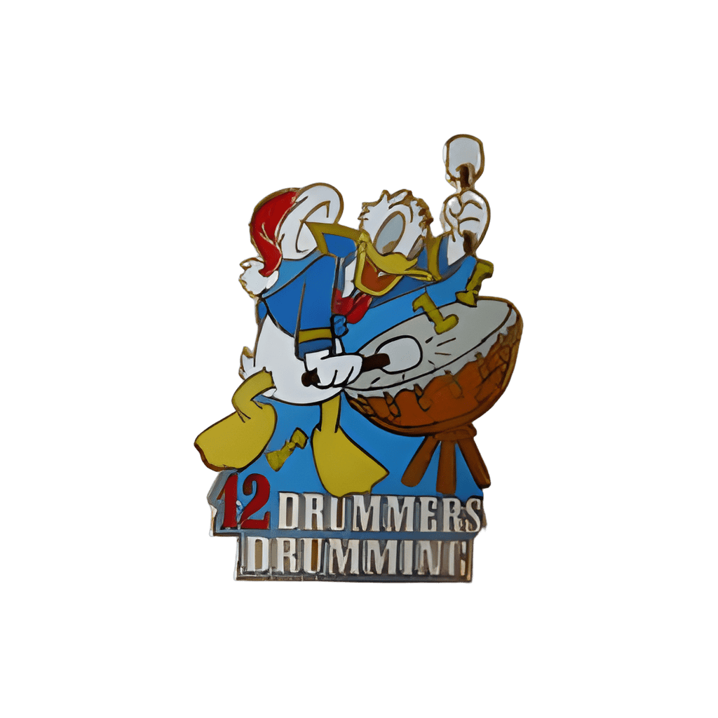 12 Drummers Drumming - Donald Disney pin