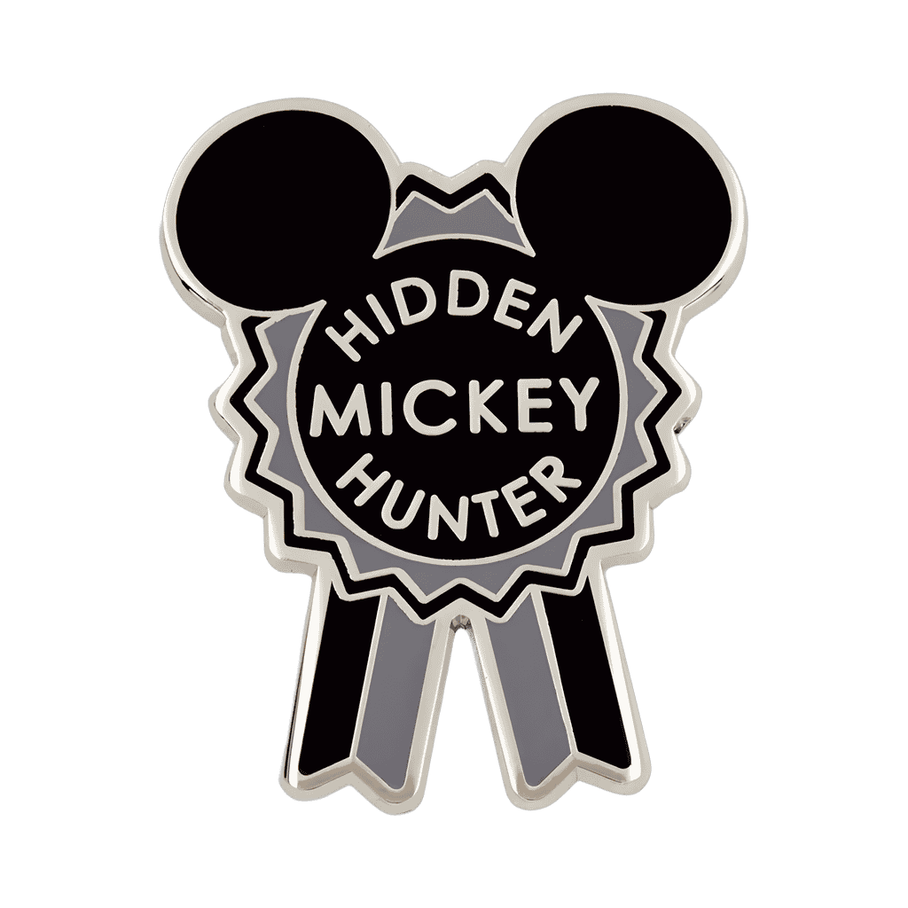Hidden Mickey Hunter Black Ribbon Disney pin