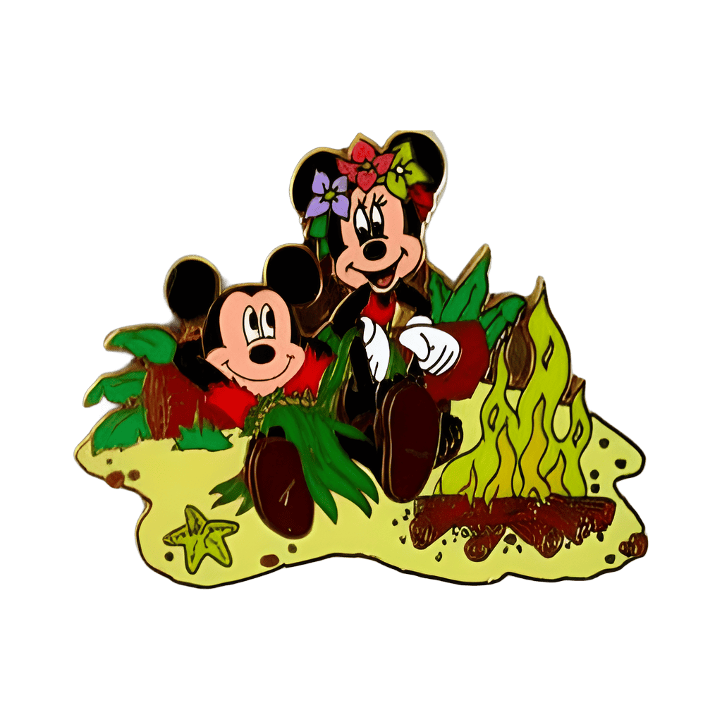 Mickey and Minnie Campfire Disney pin