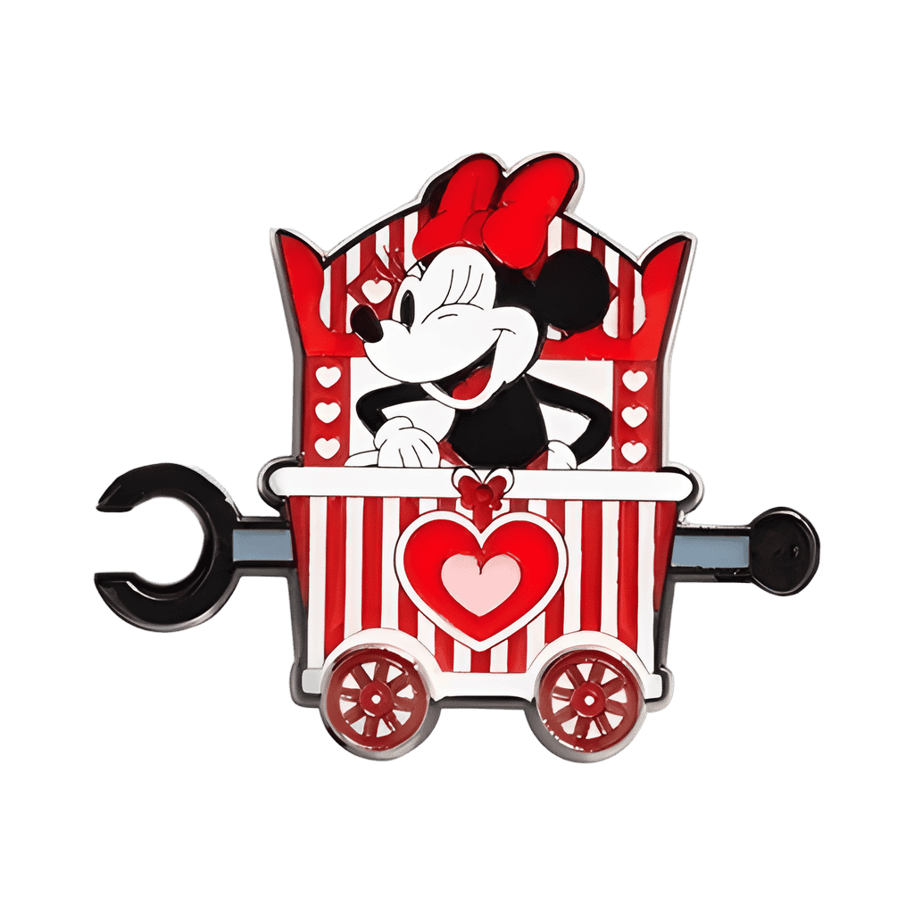 Minnie winking Disney pin