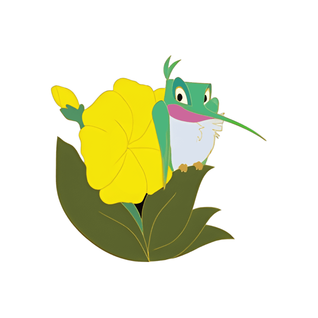 Flit with Flower Disney pin