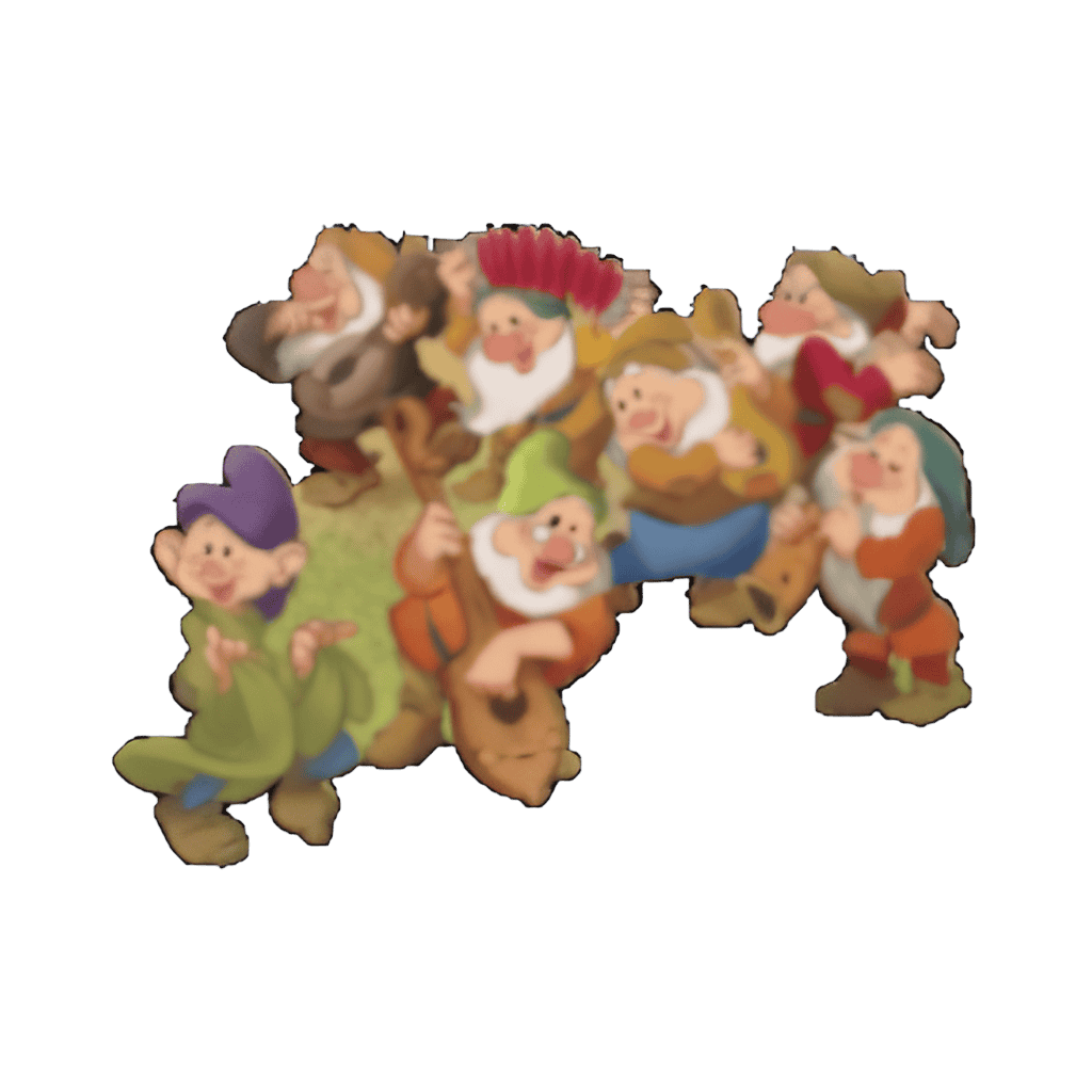 Snow White and the Seven Dwarfs Map Set - Dwarfs Singing and Dancing Disney pin