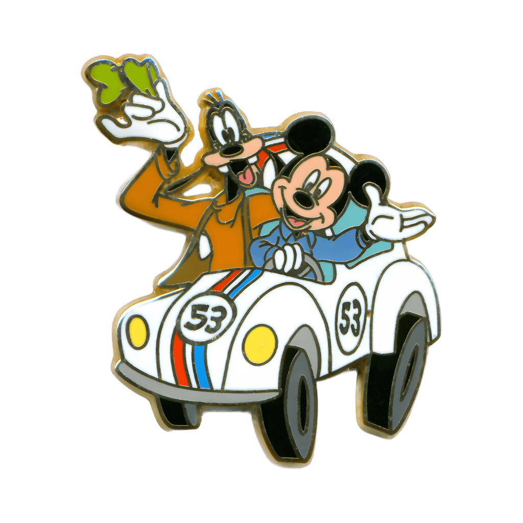 Herbie, Mickey and Goofy Disney pin