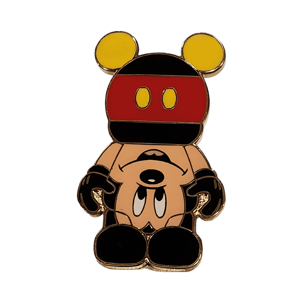 Upside Down Mickey Disney pin