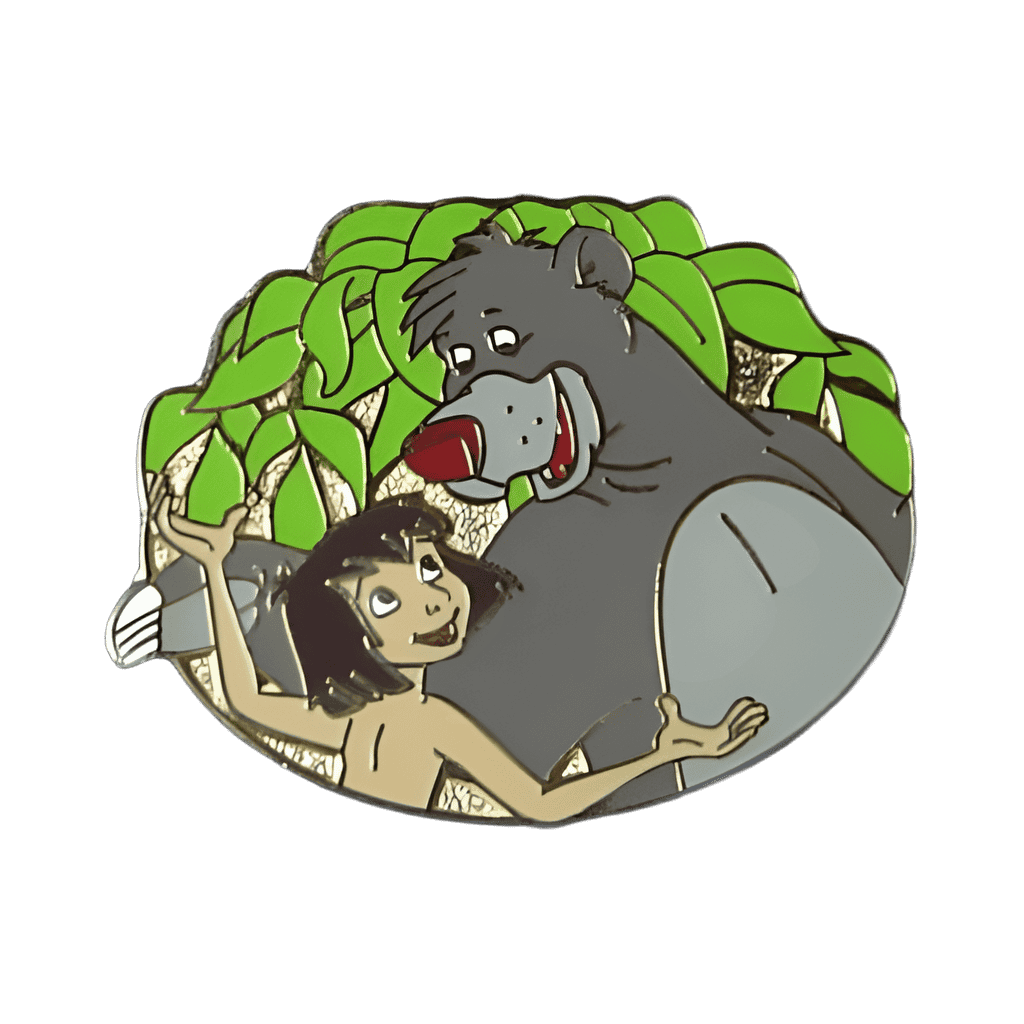 Baloo & Mowgli Disney pin