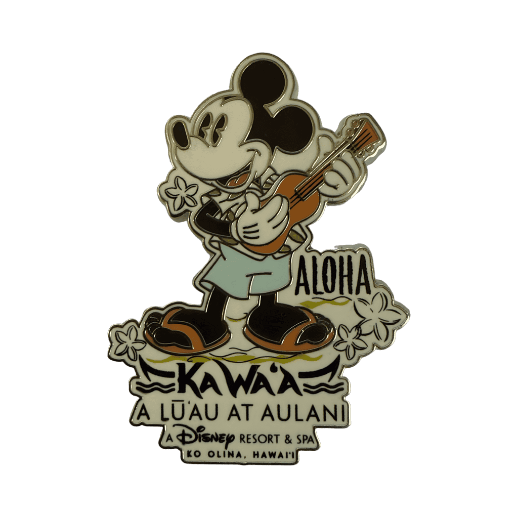 Aloha Mickey Kawa'a A Aulani Luau Disney pin