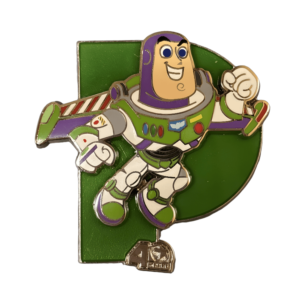 Buzz Lightyear Pixar “P” Disney pin