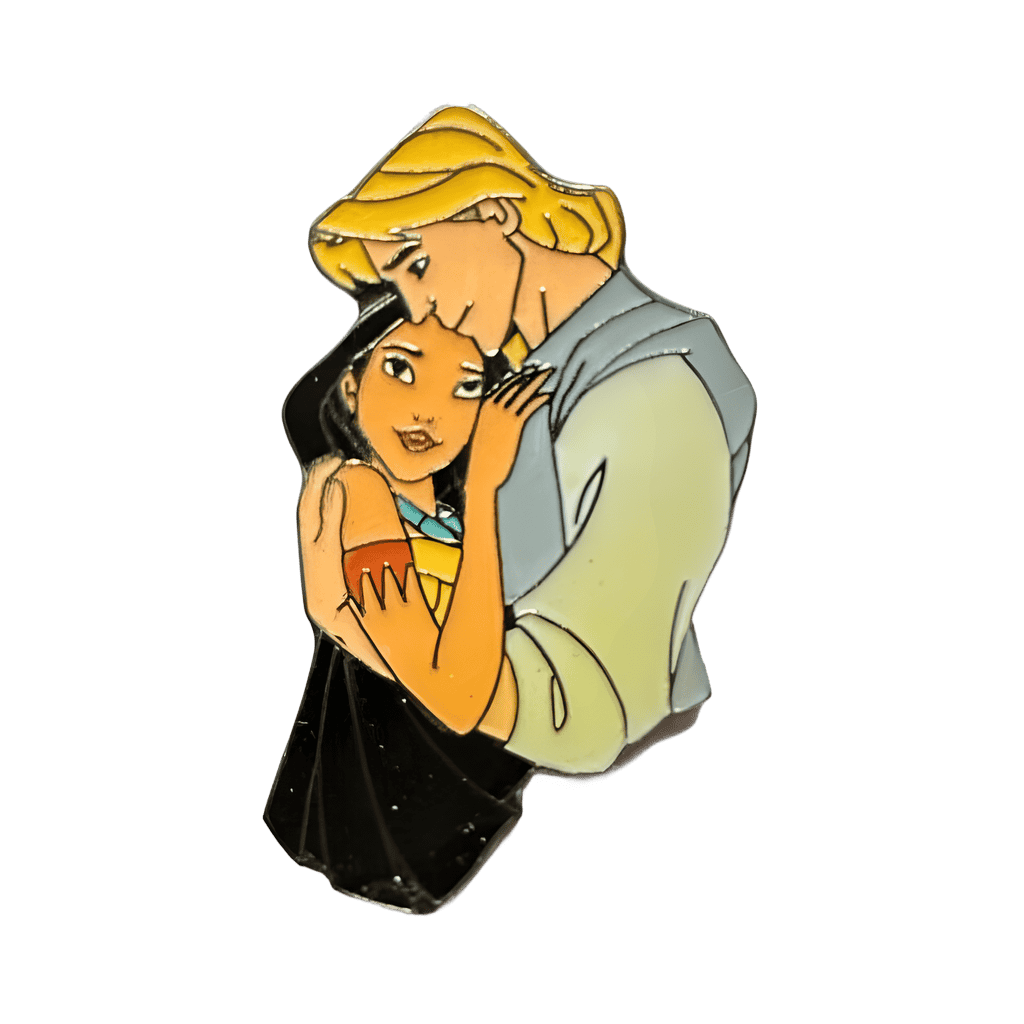 Pocahontas and John Smith Disney pin
