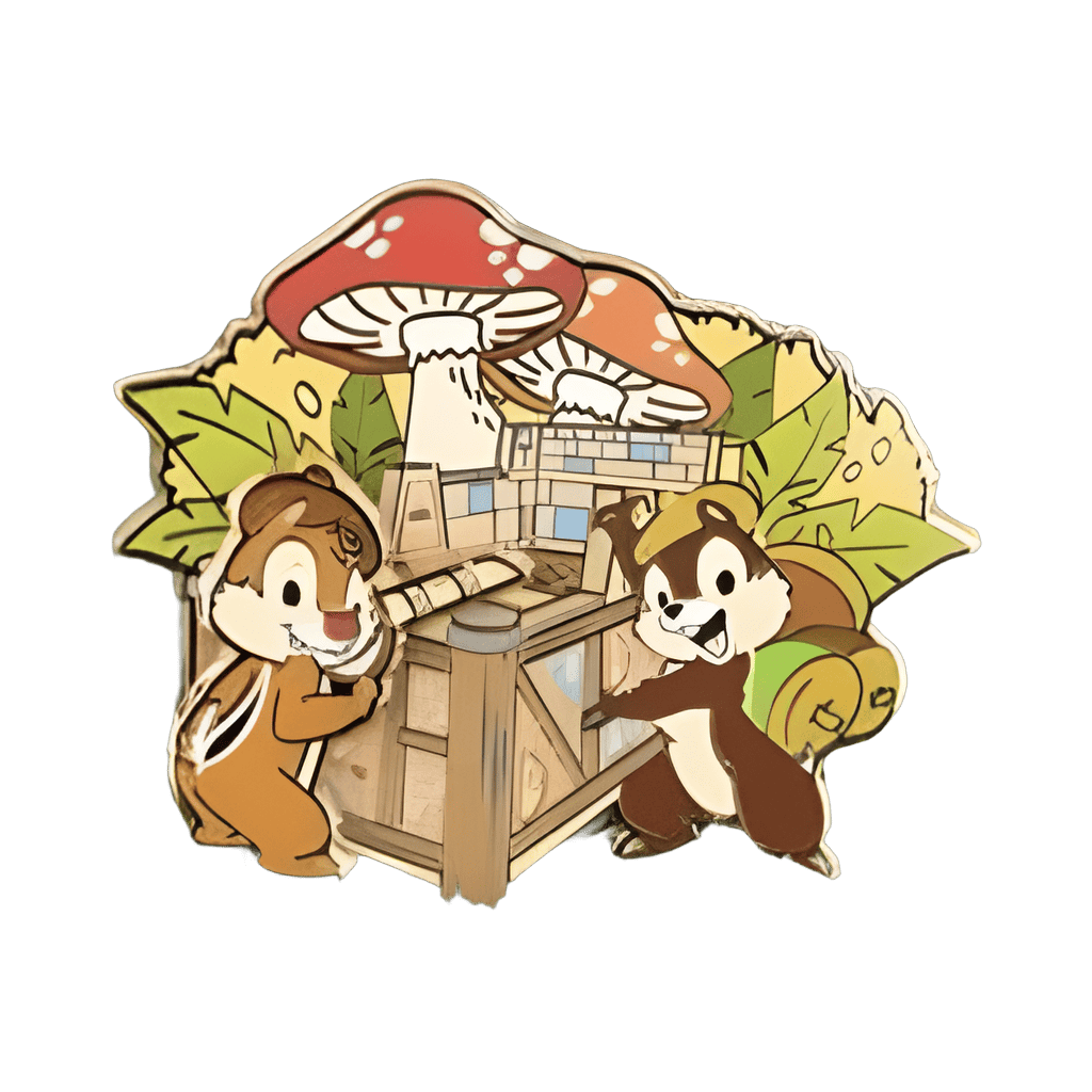 Fun Game Booth - Chip and Dale Disney pin