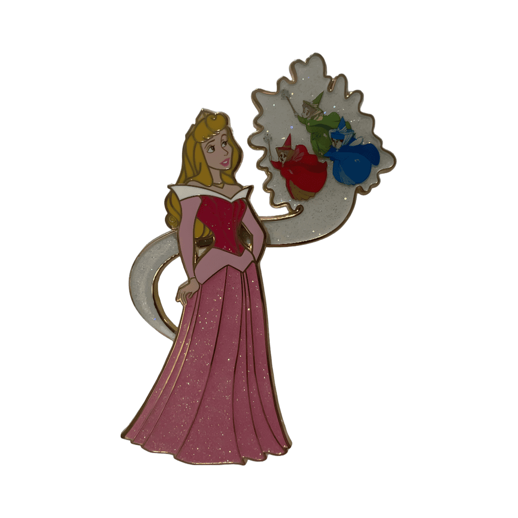 Aurora (Pink Dress) and Fairies Disney pin