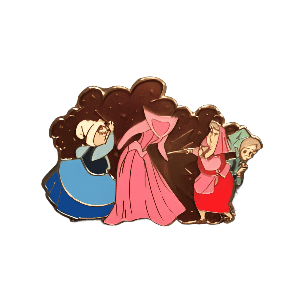 Flora, Fauna and Merryweather Disney pin