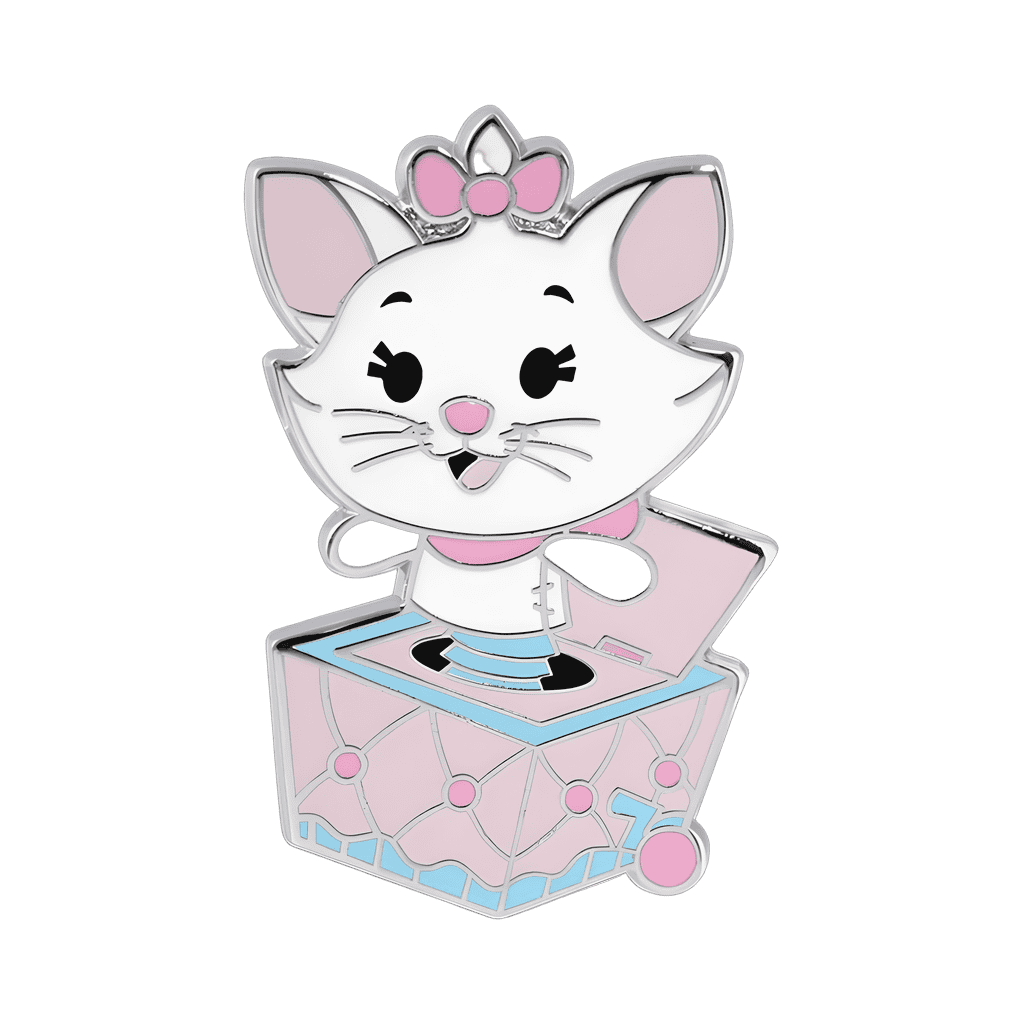 Marie in a box Disney pin