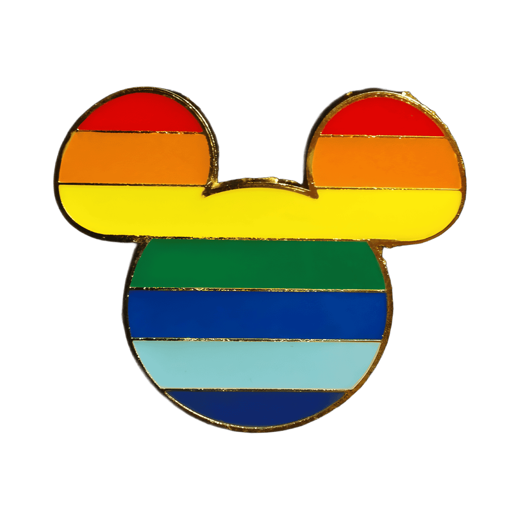 Rainbow Mickey Mouse Icon Disney pin