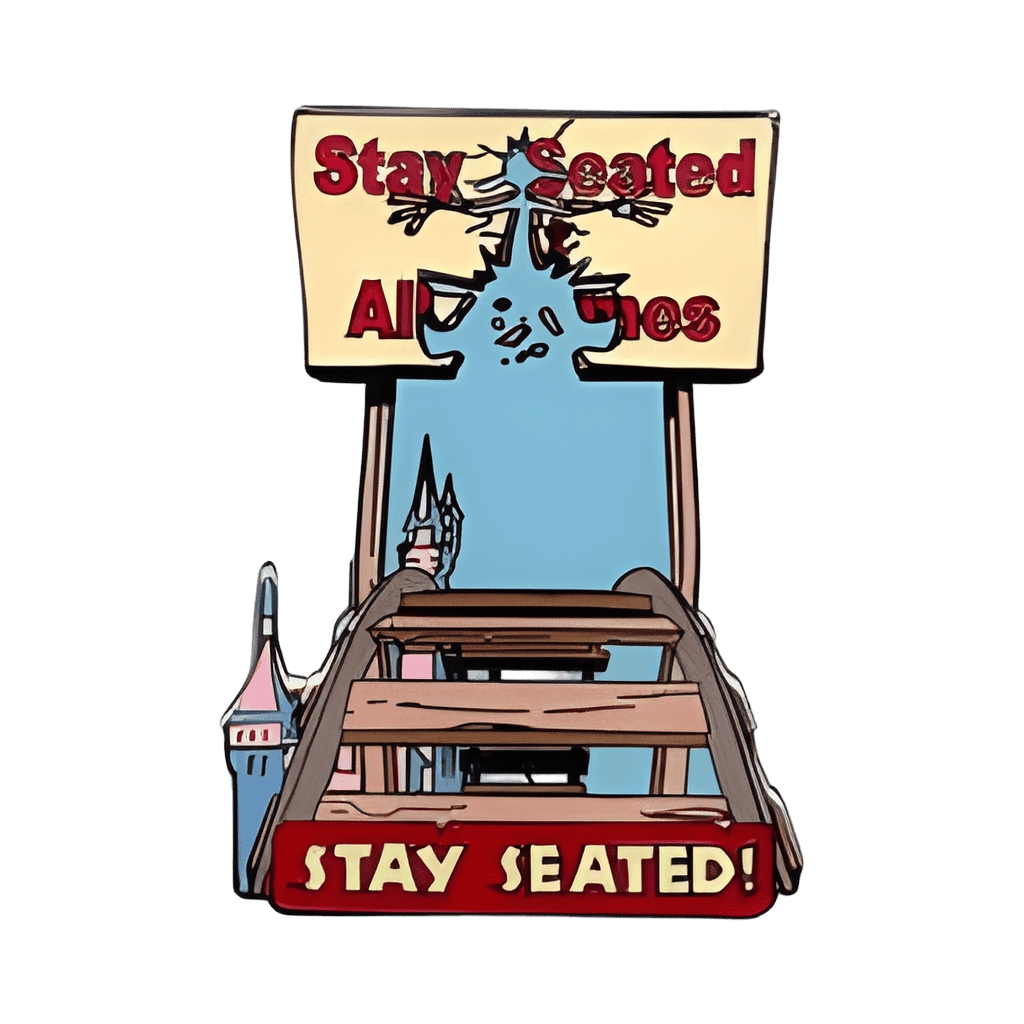 Stay Seated! Disney pin