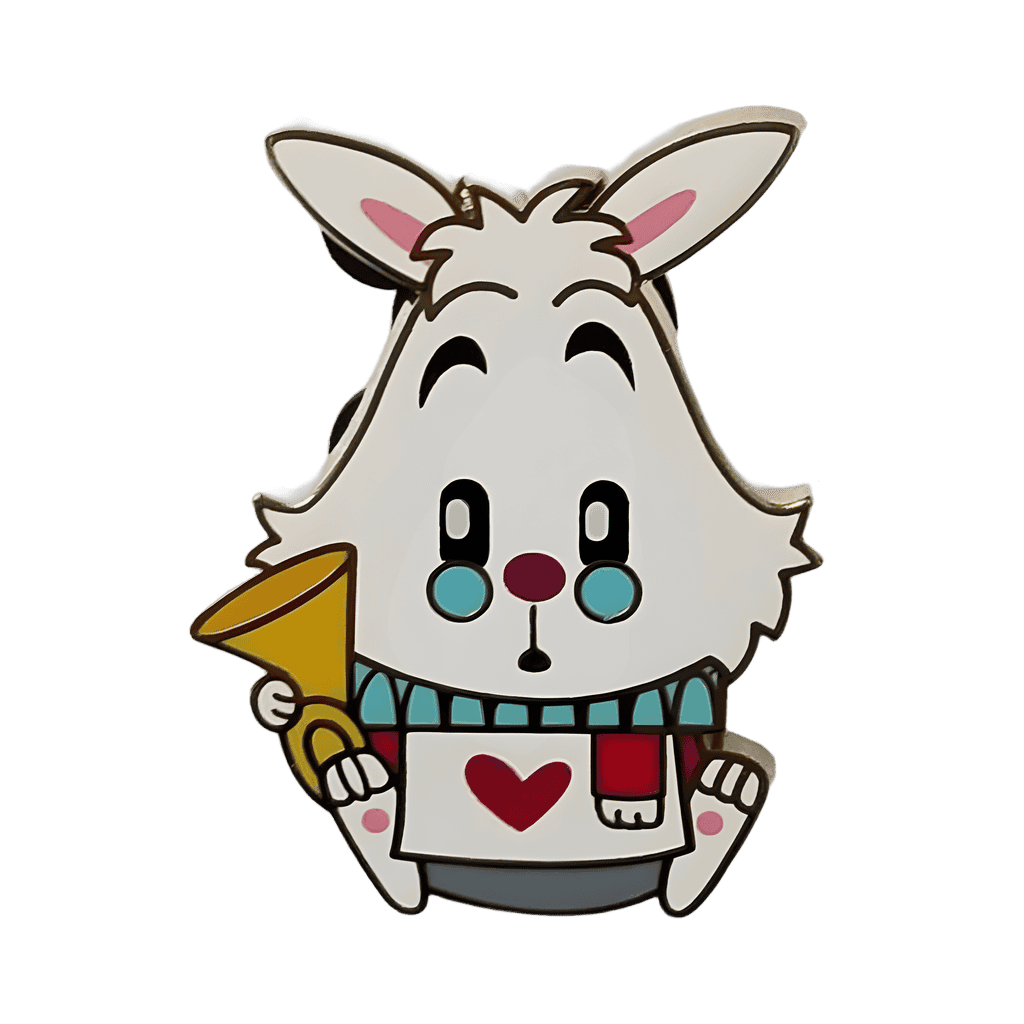 White Rabbit Disney pin