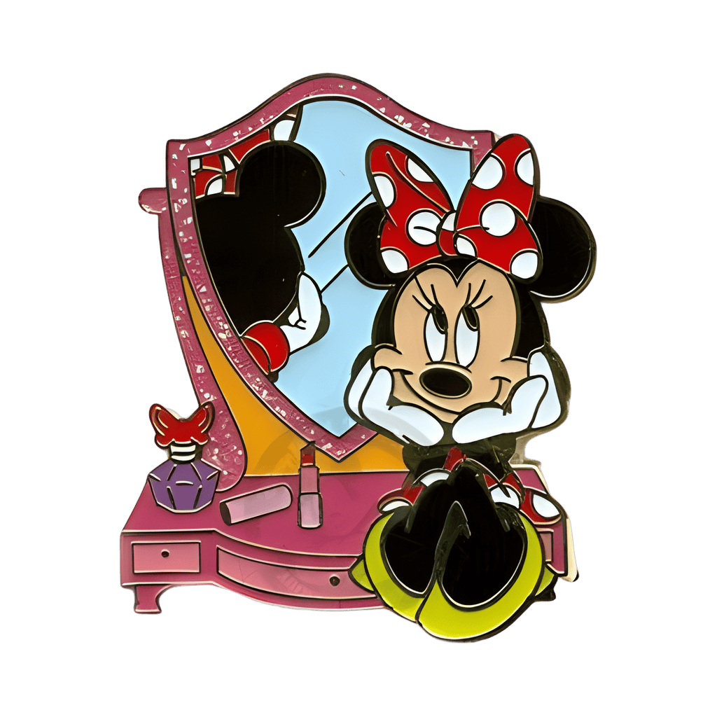 Glitter Minnie Mirror Disney pin