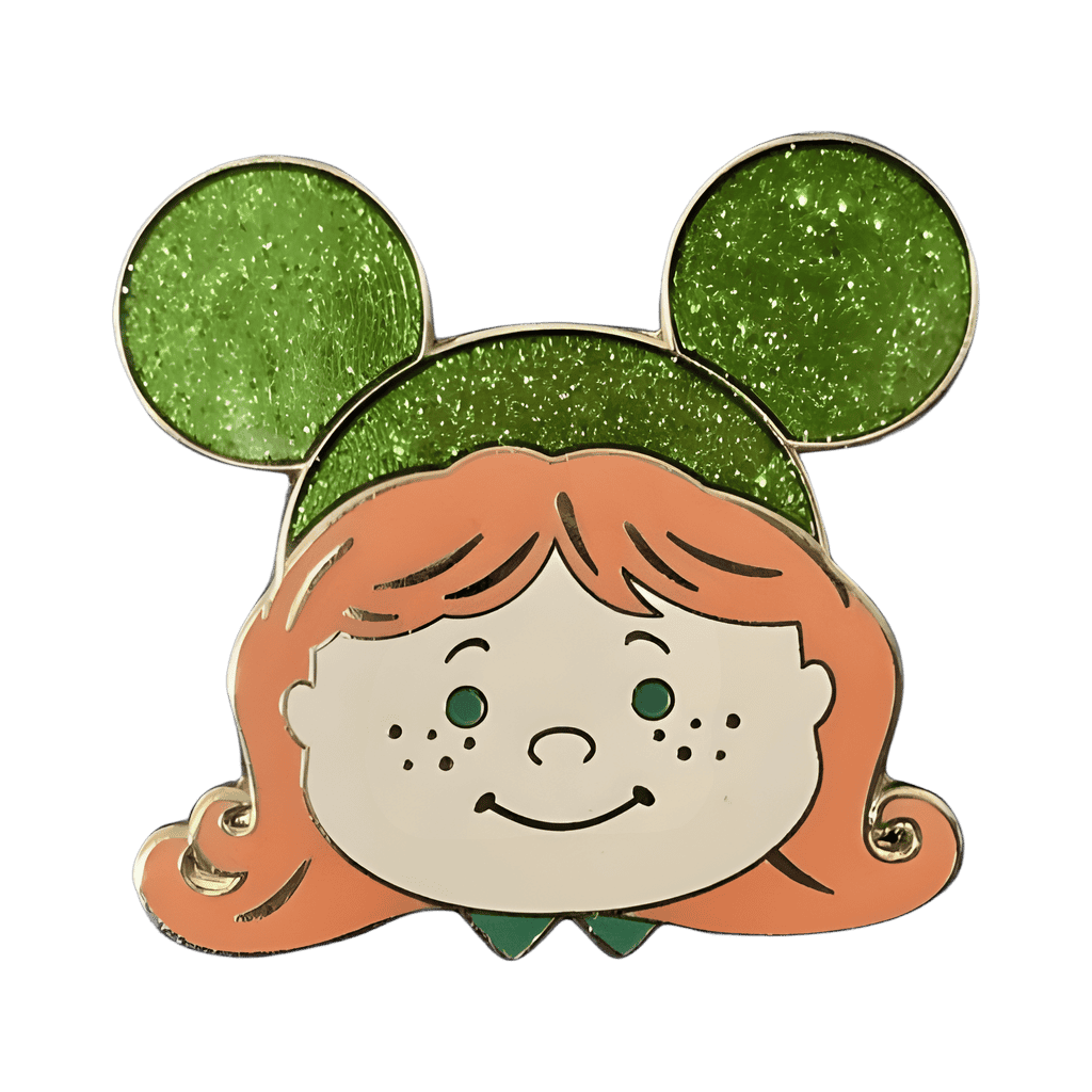 Girl with green ears Disney pin