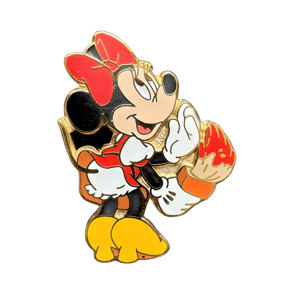 Minnie with paint brush Disney pin
