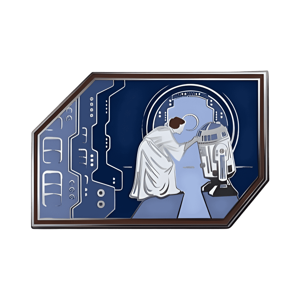 Star Wars: A New Hope Princess Leia R2-D2 Disney pin