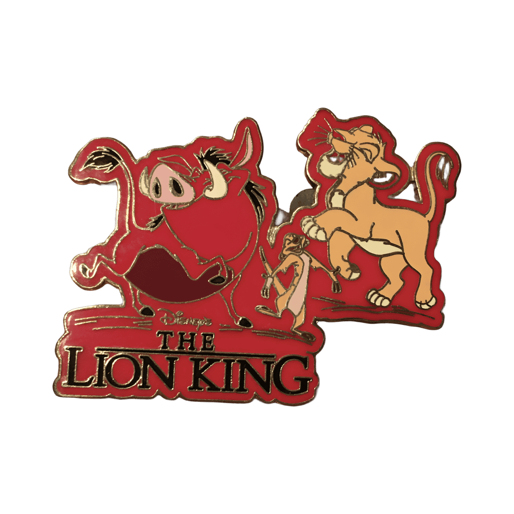 The Lion King - Dancing Pumbaa, Timon, and Young Simba Disney pin