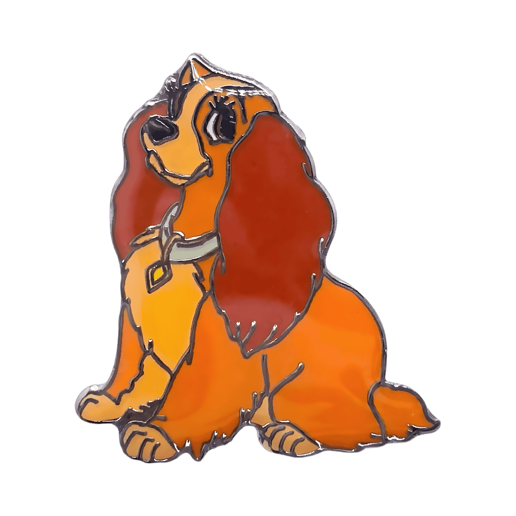 Lady Sitting Disney pin