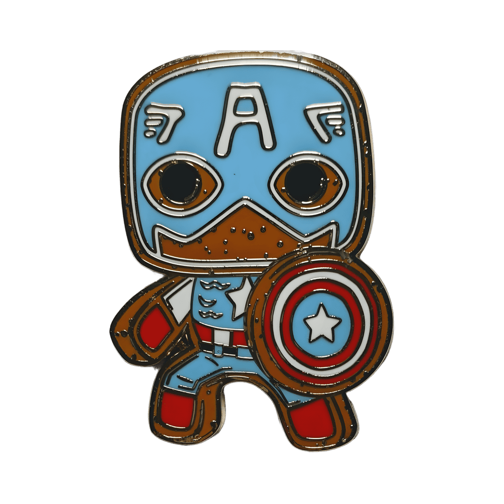 Gingerbread Avengers Set - Captain America Disney pin