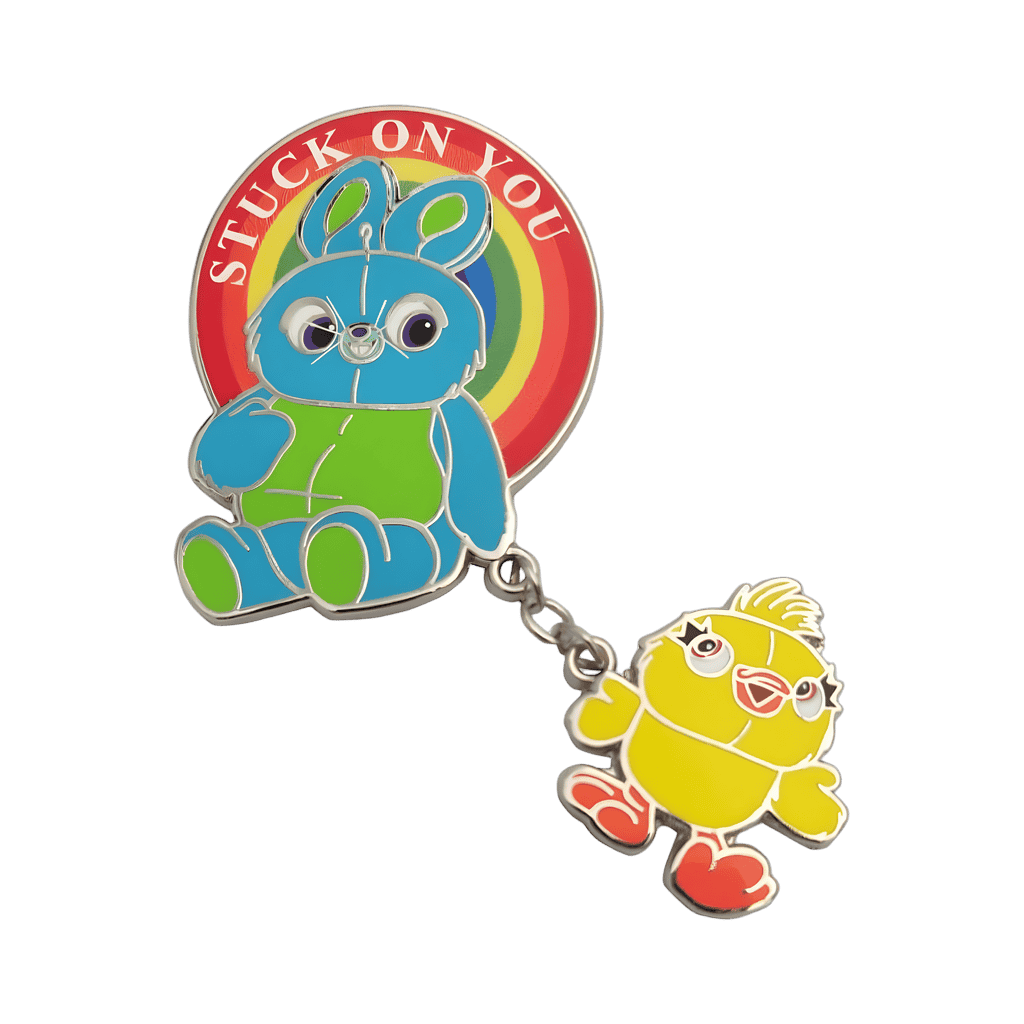 Bunny and Ducky Disney pin