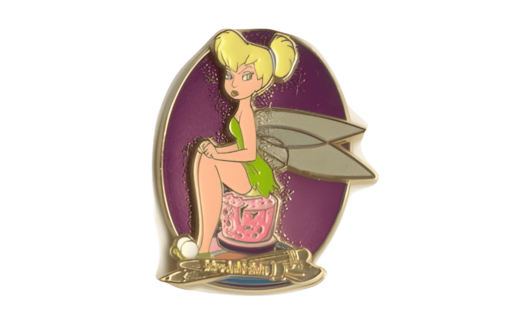 Tinker Bell Sitting on Cork Disney pin