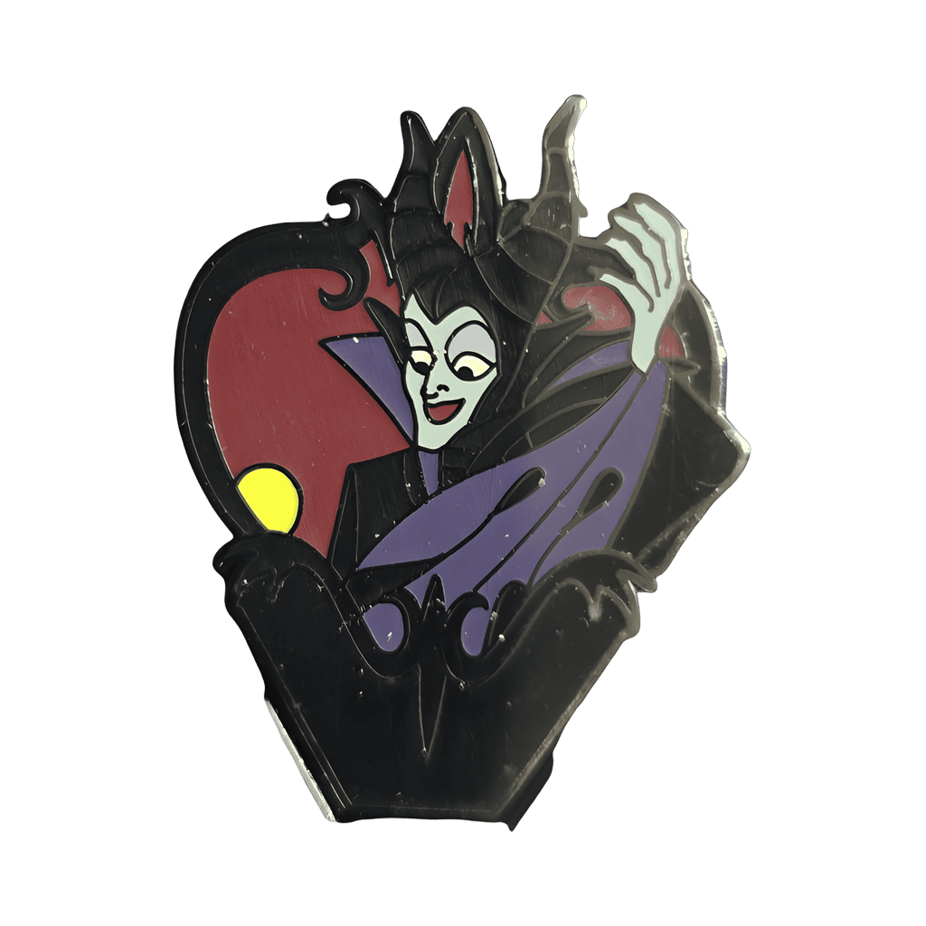 Malificient pin 3 of 5 of Villains Puzzle Set 2009 Disney pin