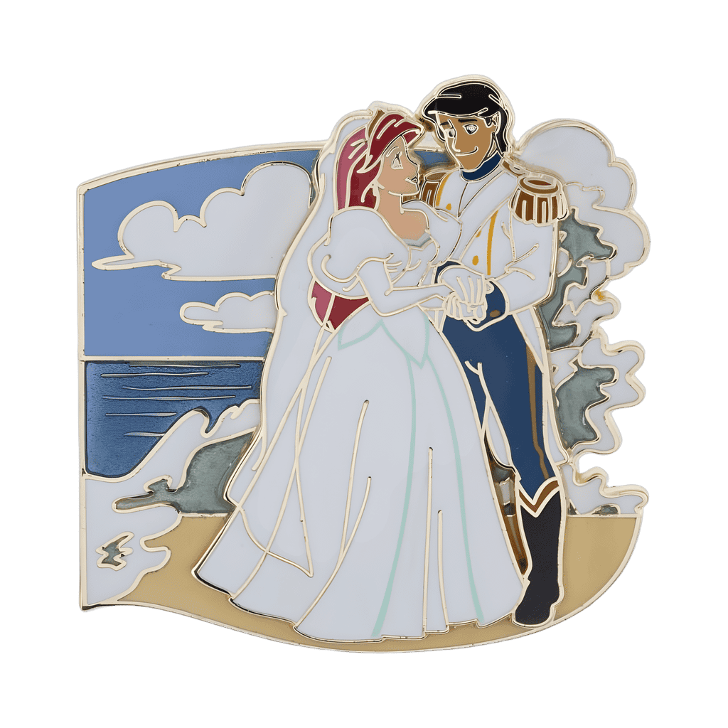 Ariel and Eric Piece #6 Disney pin