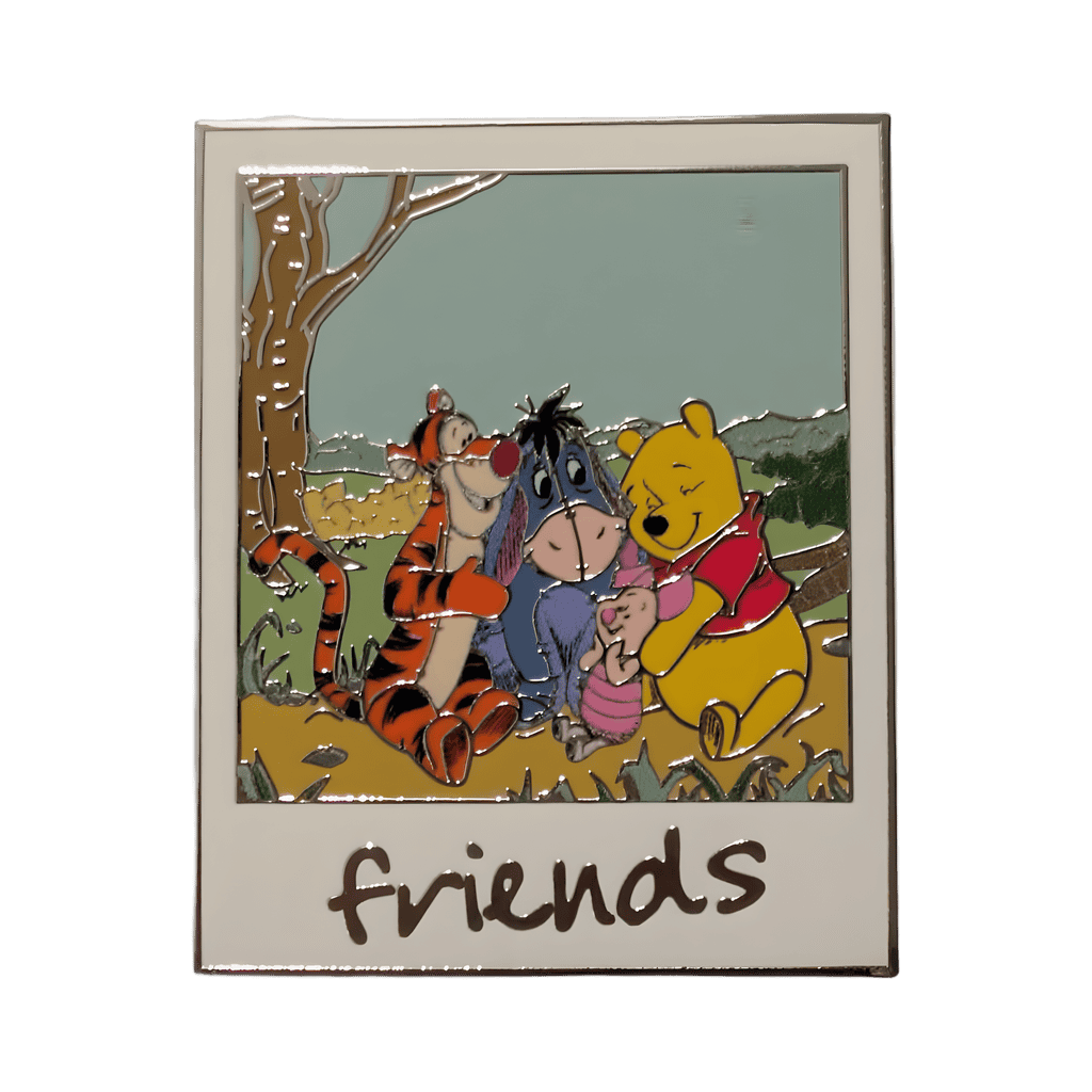 Friends Pin featuring Pooh, Tigger, Piglet and Eeyore Disney pin