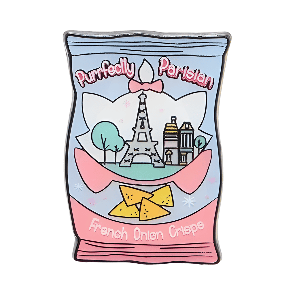 Purrfectly Parisian French Onion Crisps - Marie Disney pin