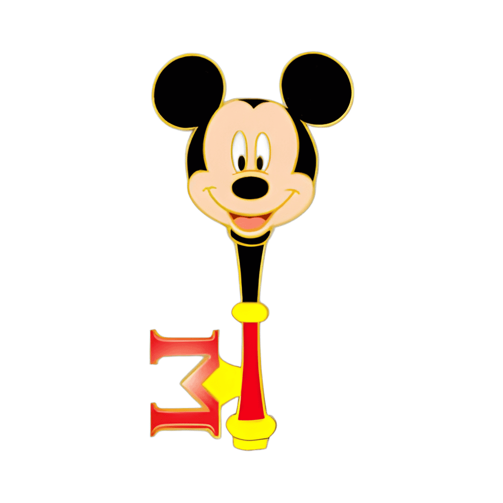 Mickey Key Disney pin
