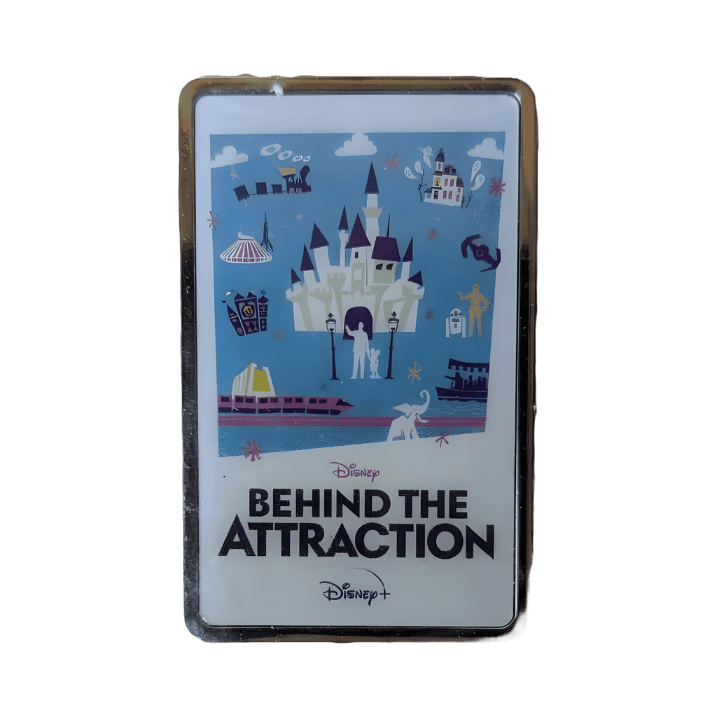 Walt Disney, Mickey - Partners - Castle - Behind the Attraction - Promo Pin Disney pin