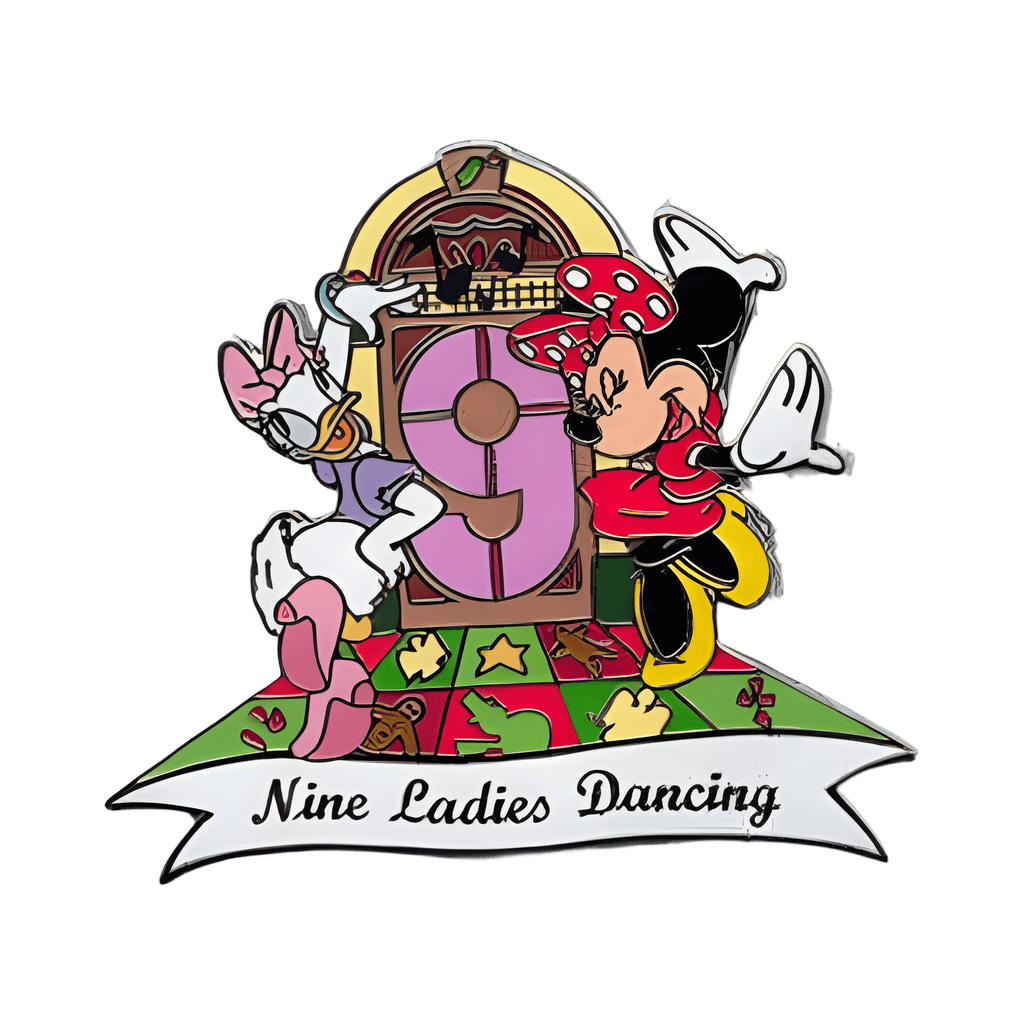 Nine Ladies Dancing Disney pin