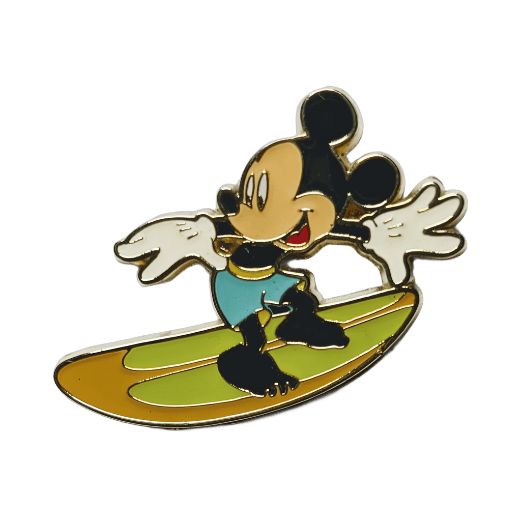 Mickey Mouse Surfing Disney pin