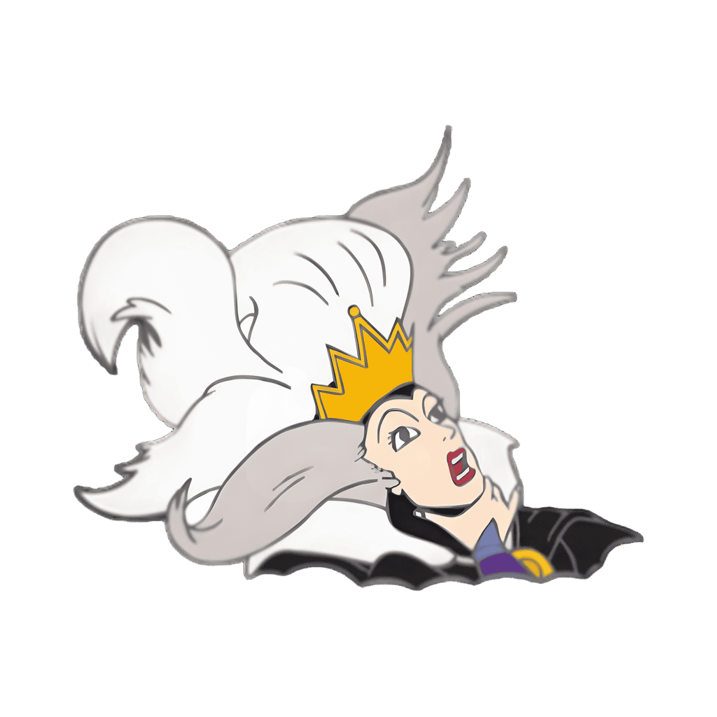 Evil Queen Transforming into the Old Hag Disney pin