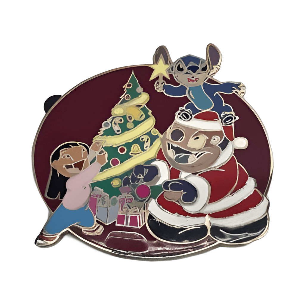 Holiday Lilo, Stitch, and Jumba Disney pin