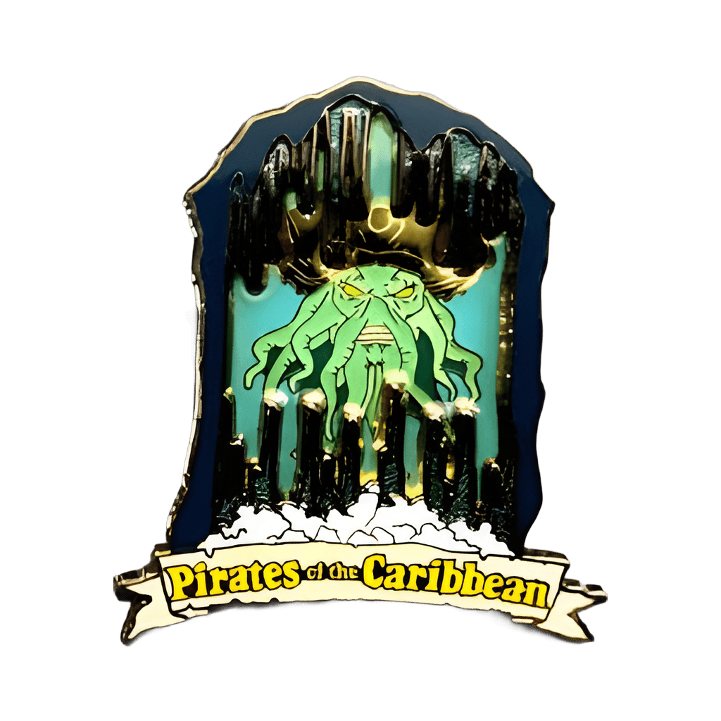 Davy Jones Mist Curtain - Pirates of the Caribbean Disney pin