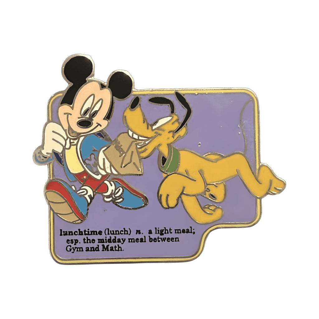 Lunchtime - Mickey and Pluto Disney pin
